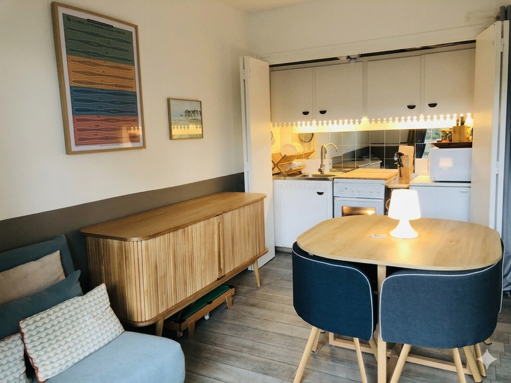La Baule Escoublac- L’irrésistible & Lumineux Studio de 23 m² A Proximité des Plages