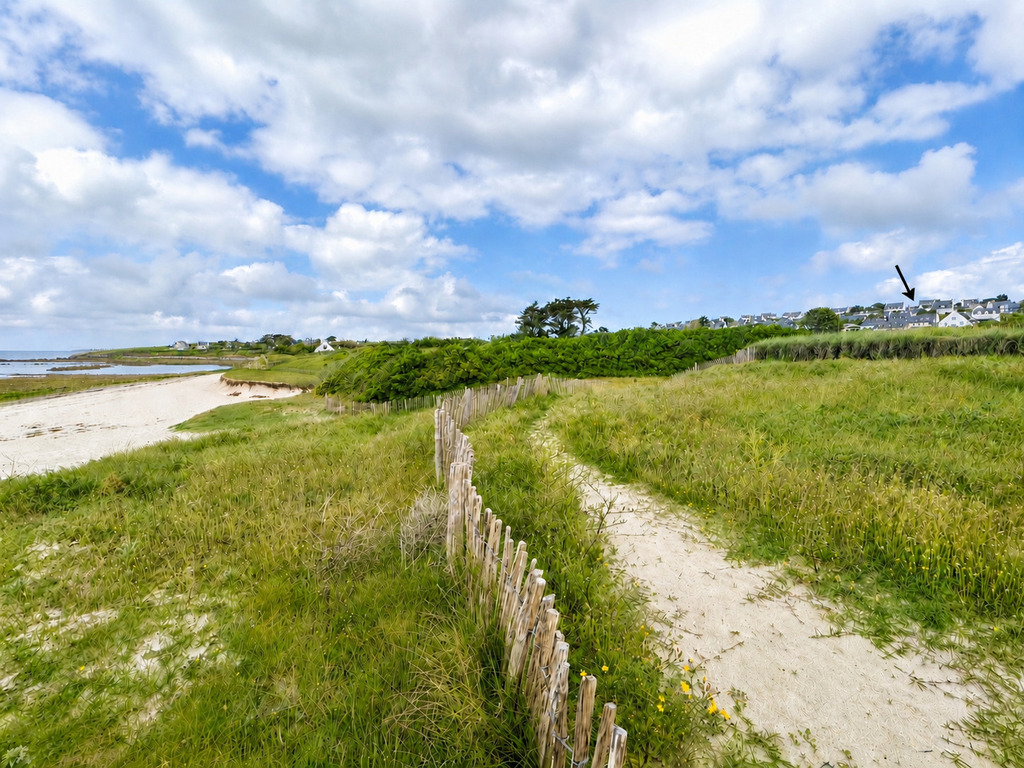 Cap Sizun – Plouhinec – Chaleureuse Maison avec Vue Mer & La Plage à Pied.
