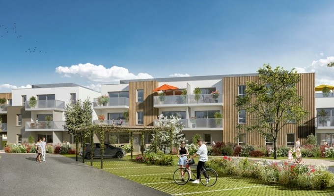 Caudan – Le Spacieux & Lumineux T4 neuf de 81.87m² , Avec Terrasse de 24 m² &  parking