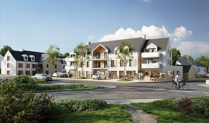 PONT-AVEN, Programme neuf au Coeur de La Cité des Peintres, 11 Appartements & 4 Maisons