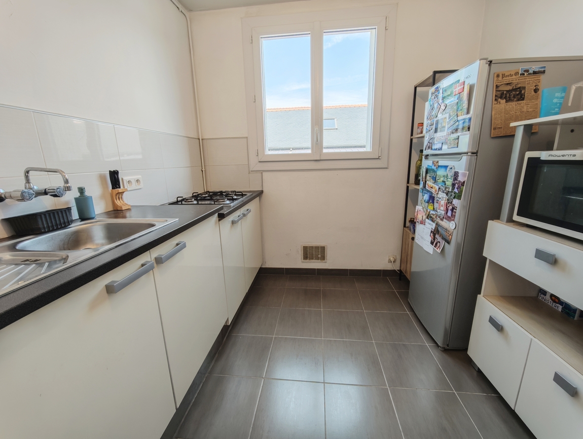 Quimper Proche Centre. Appartement T2 (43 m2) dans le Quartier Historique de Locmaria.