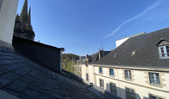 A Louer – Libre le immédiatement – Appartement T3 Au COEUR du Centre Ville de Quimper  !