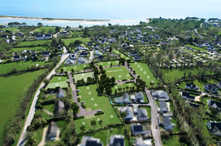 Bénodet à quelques Coups de Pédale Des Plages, Terrain Viabilisé de 502 m2 Dans Cadre Résidentiel