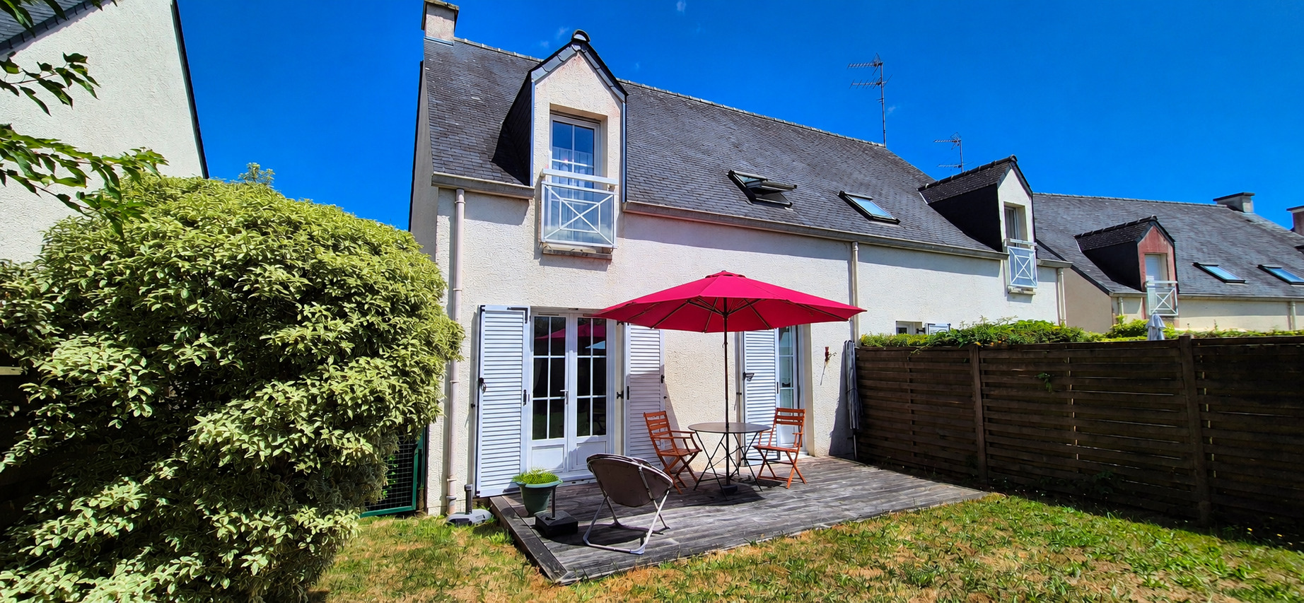Bénodet, Maison 3 chambres, Petit Jardin/Terrasse, à 600 m de la Plage Parfait Etat