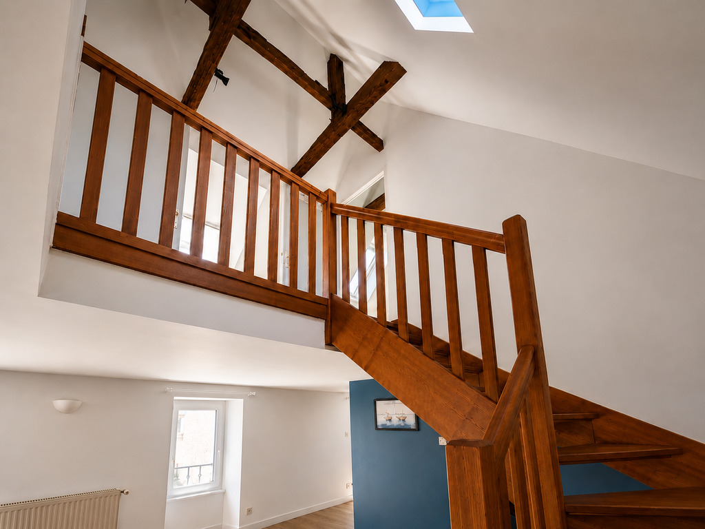 Maison de Caractère en Pierres au Cœur du Port de Rosbras, sur les Rives de l’Aven – Beau Potentiel d’Investissement