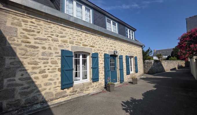 L’ILE TUDY , A la pointe, Maison de Pêcheur rénovée “Esprit Coté Ouest” Avec Vue Mer de l’Etage