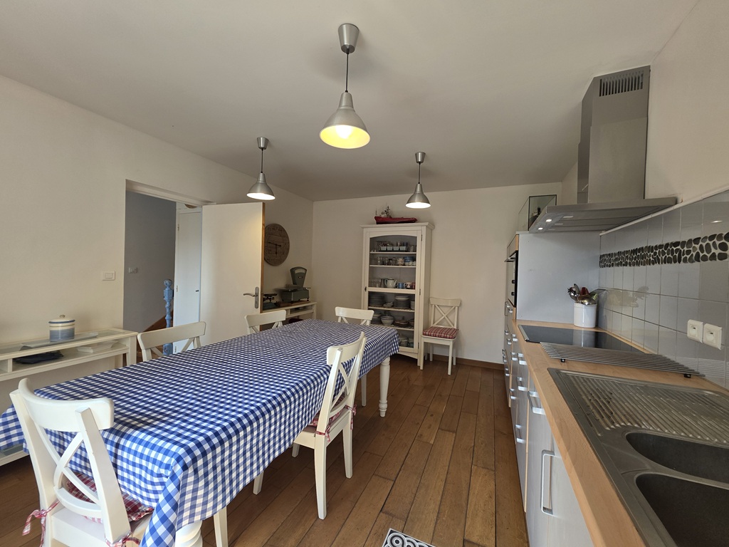L’ILE TUDY , A la pointe, Maison de Pêcheur rénovée “Esprit Coté Ouest” Avec Vue Mer de l’Etage