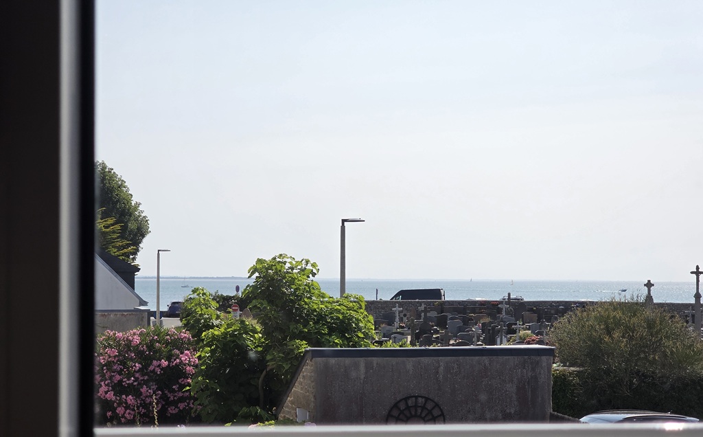 L’ILE TUDY , A la pointe, Maison de Pêcheur rénovée “Esprit Coté Ouest” Avec Vue Mer de l’Etage