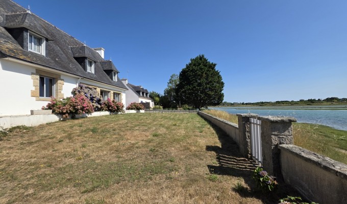 LESCONIL, Vue Panoramique Sur le Ster & Accès Plage, vaste Maison de Famille Avec Jardin