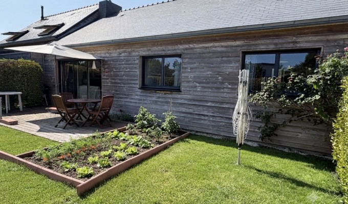 Quimper Kerfeunteun – Coquette Maison de Plain Pied de 2014 avec Jardin. Quartier éco-responsable