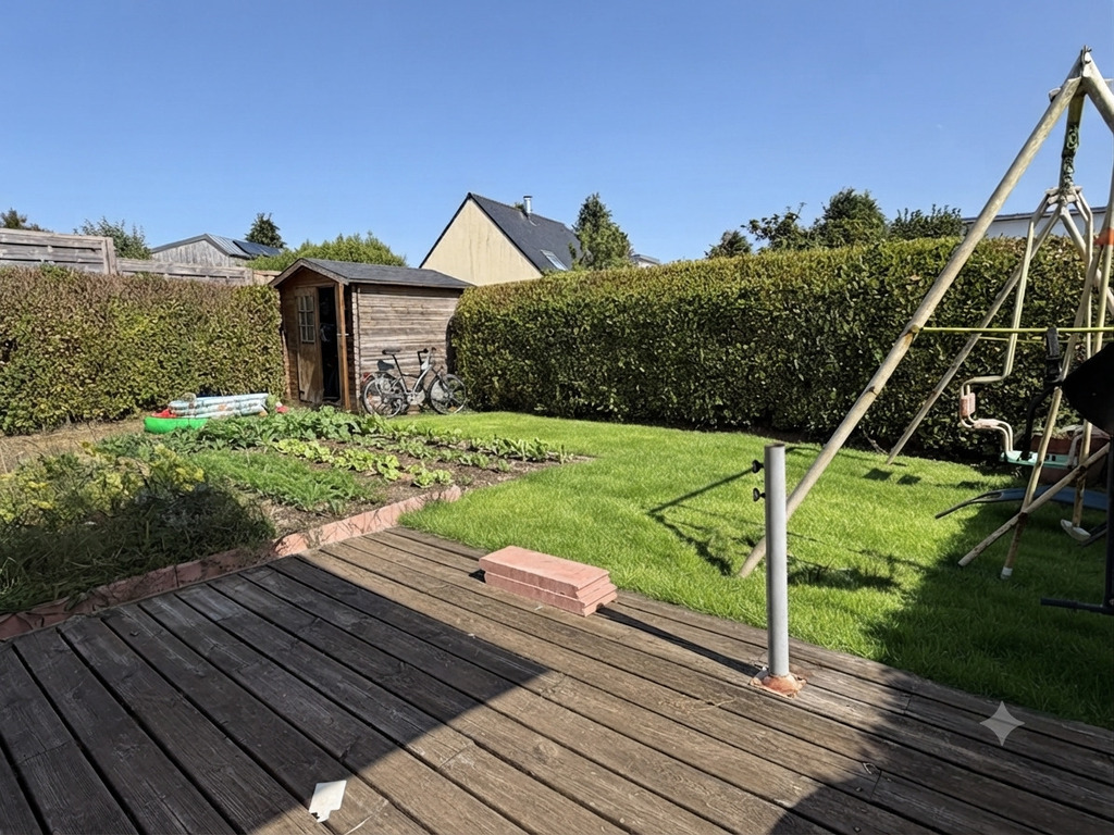 Quimper Kerfeunteun – Coquette Maison de Plain Pied de 2014 avec Jardin. Quartier éco-responsable