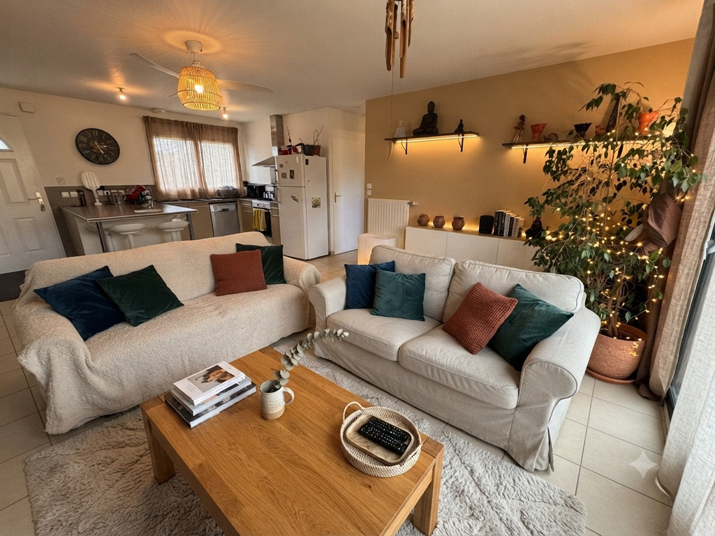 Quimper Kerfeunteun – Coquette Maison de Plain Pied de 2014 avec Jardin. Quartier éco-responsable