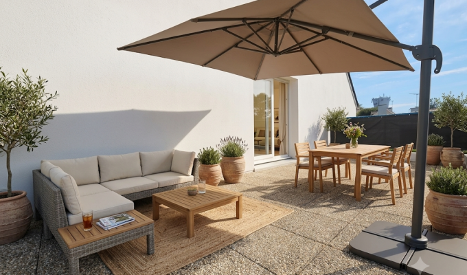 Coup de Coeur à Bénodet –  Superbe T2 Lumineux au Calme avec Grande Terrasse