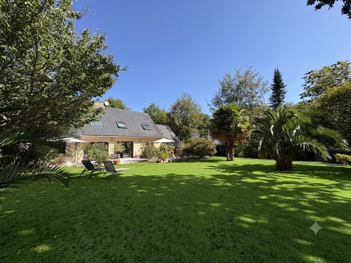 Exclusivité Agence, Fouesnant Propriété de 210 m² Sur son Terrain Arboré De 1600 m² Au Calme