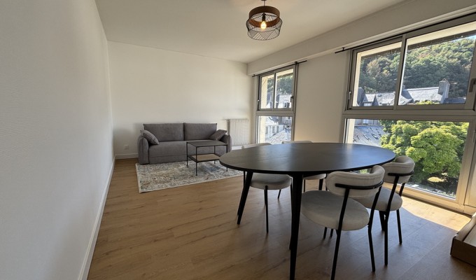 A Louer. Libre Immédiatement, Quimper, Appartement T2 Meublé de 48 m²