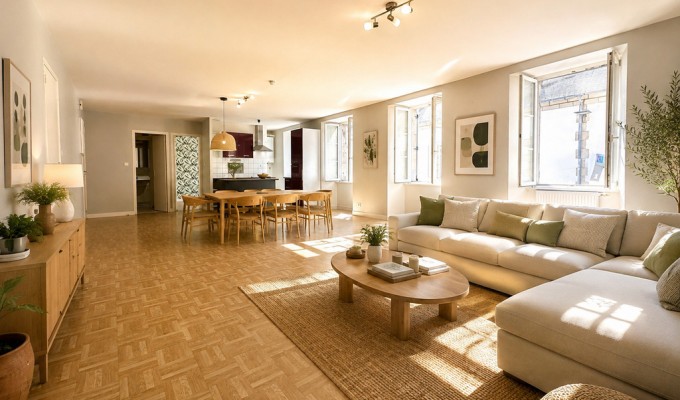 Audierne – Spacieux & Lumineux T3 de 76 m² au Cœur du Port
