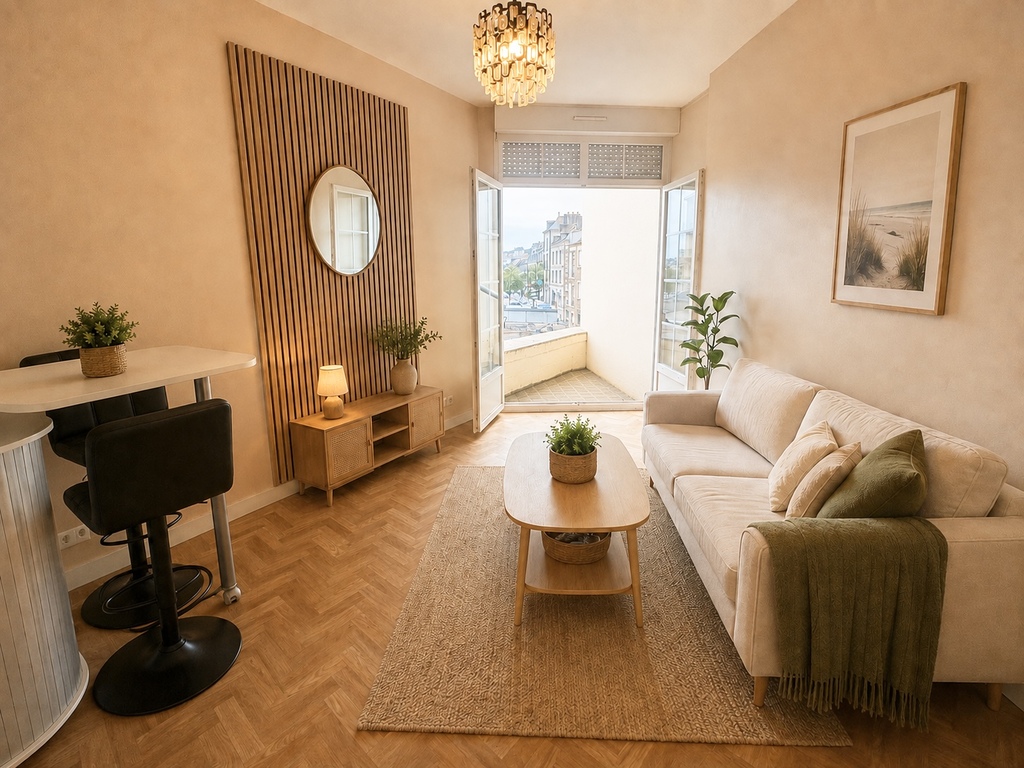 Audierne – Emplacement Premium & Vue Mer, Joli T2 de 38 m² avec Terrasse