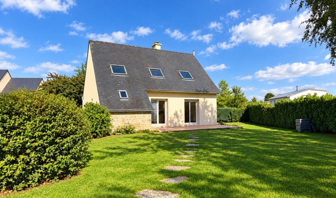 Quimper Kerfeunteun , La Ville à la Campagne Pour Coquette  Contemporaine & Son Vaste Jardin ( 1100m²) Sur Sous-Sol