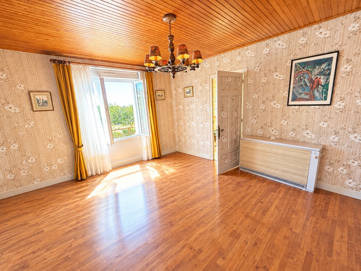 Plouhinec – Maison de 120 m² avec Terrain Constructible de 2100 m² Vue Mer et Plage à Pied