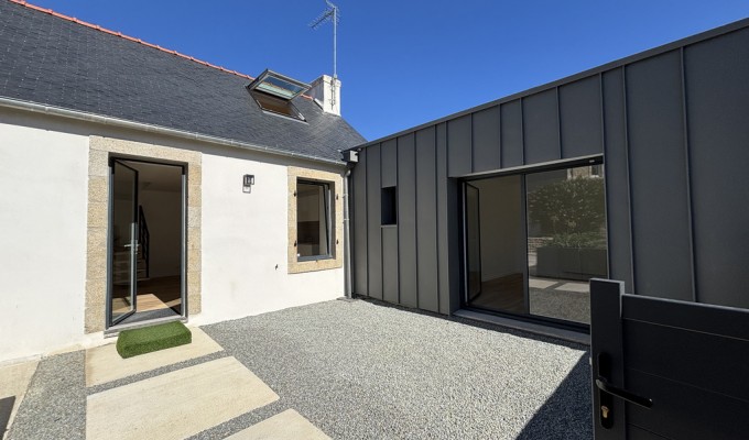 A LOUER. Libre Immédiatement, Ergué-Gabéric, Maison de 90 m² Entièrement Rénové avec Jardin
