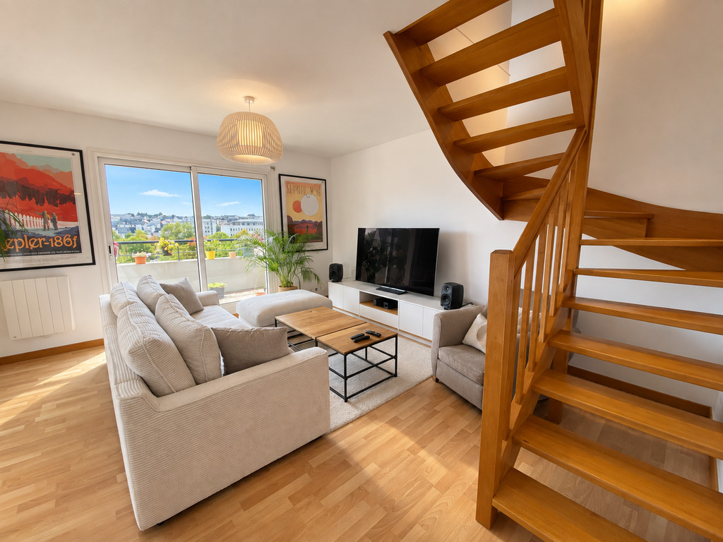 A LOUER – Disponible à partir de fin octobre 2026 – Appartement T4 Duplex avec parking en Plein Centre Ville !