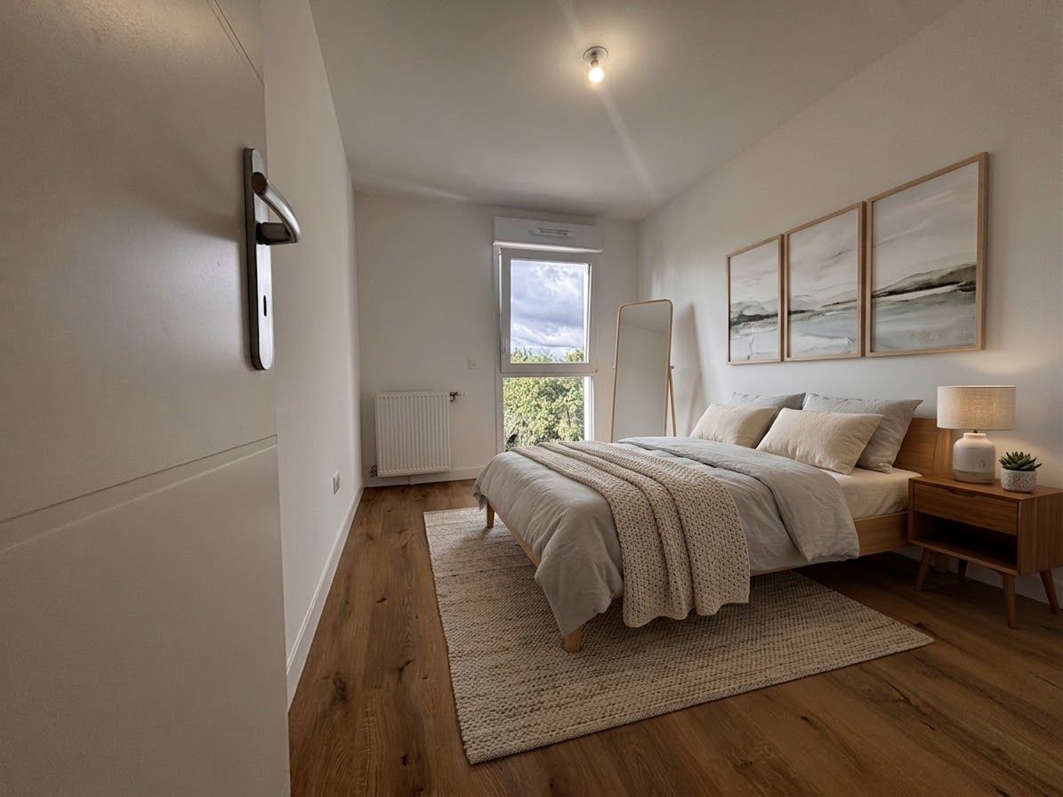 Quimper Kerfeunteun. Résidence Récente & Sécurisée de 2024 Appartement T3 de 64 m² Avec Ascenseur.