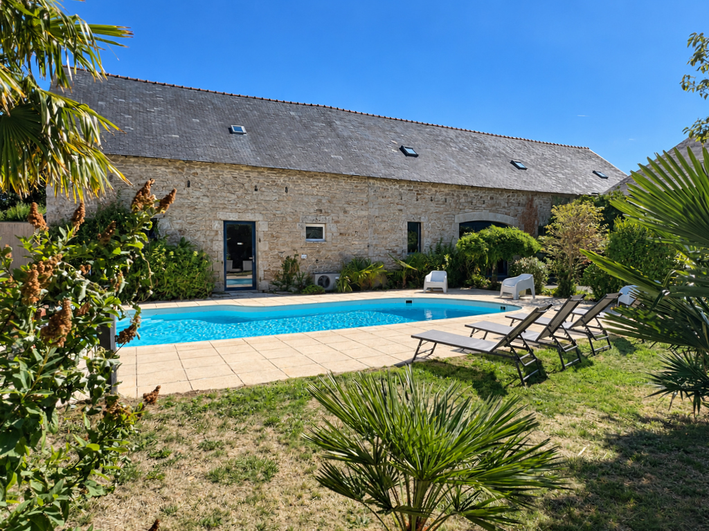 Entre Douarnenez & Crozon – La Ferme De Caractère Avec Ses 3 Gîtes & Piscine Chauffée