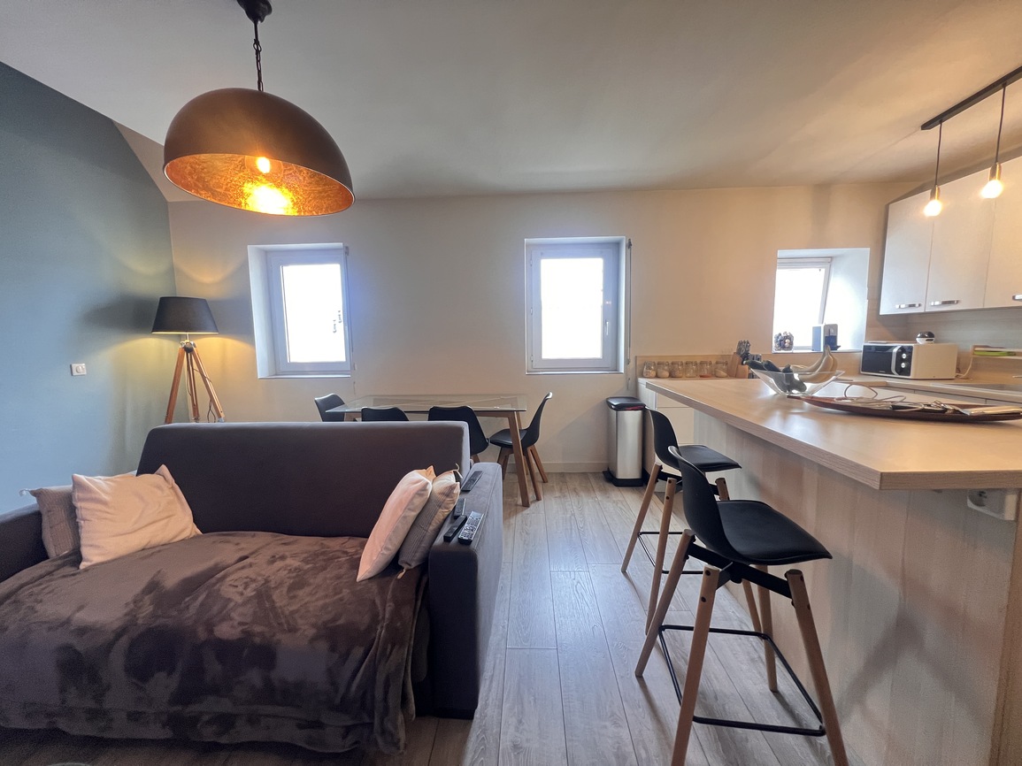 Lorient, Nouvelle Ville – L’Intimiste & Cosy Duplex de 50m2  Avec Garage & Cave